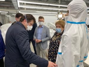 Глеб Никитин дал старт массовому производству защитных костюмов в Дзержинске