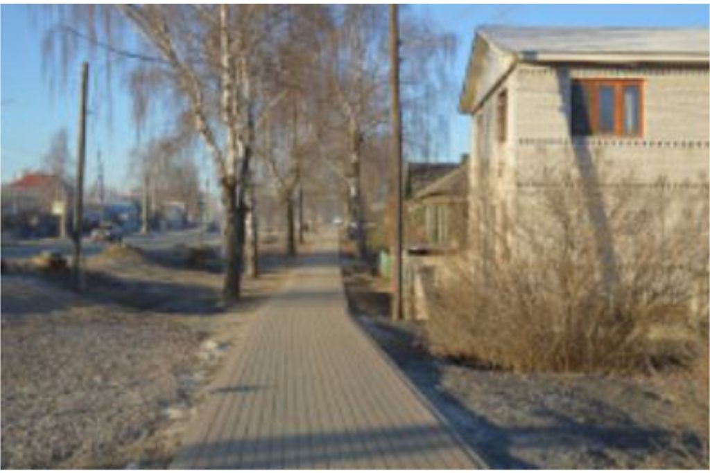 В Выксе по инициативе жителей созданы новые тротуары